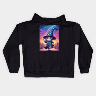 Wizard Cat Kids Hoodie